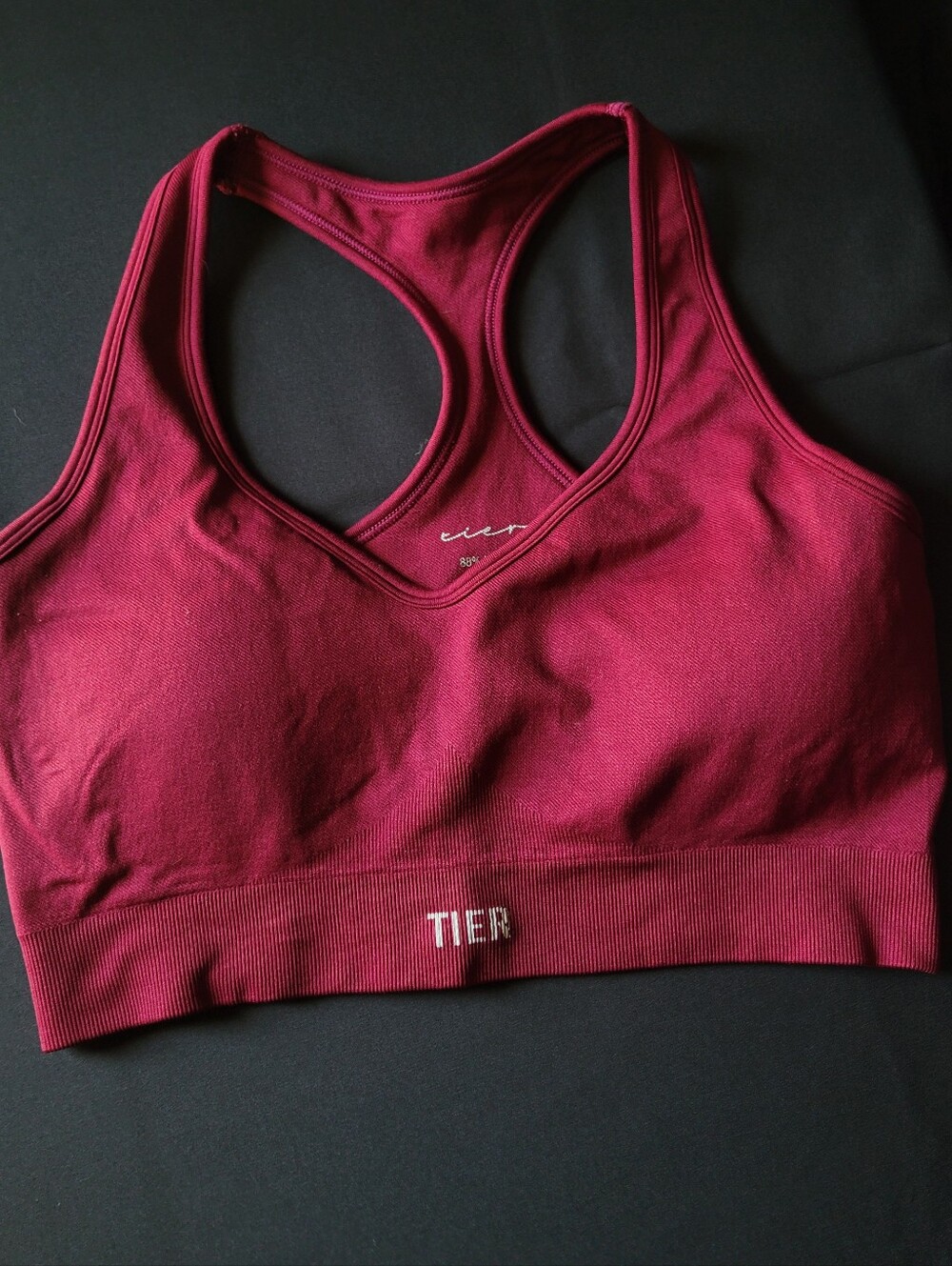 Tier Activewear Racerback Sports Bra Size M